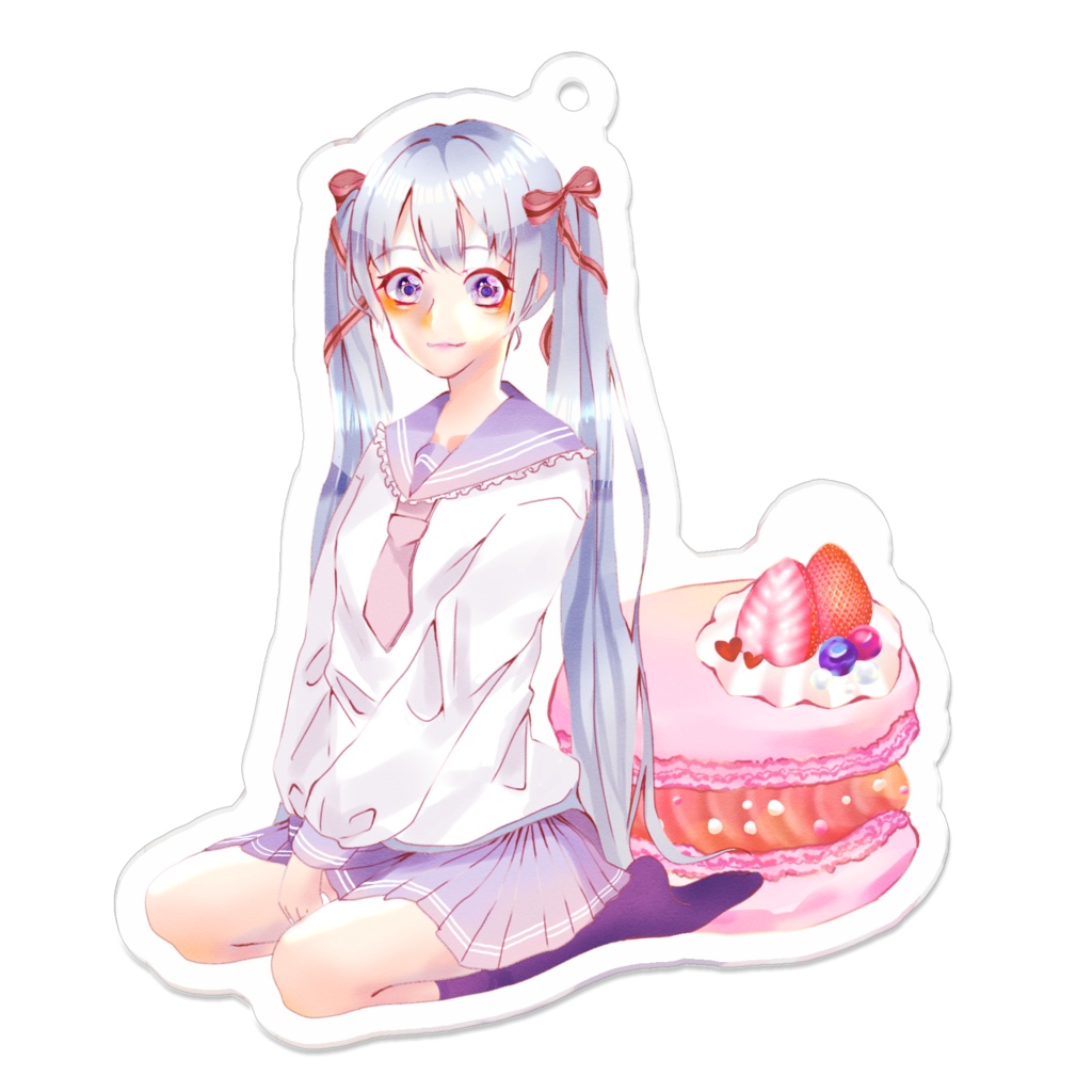 初音ミク アクリルキーホルダー🍓