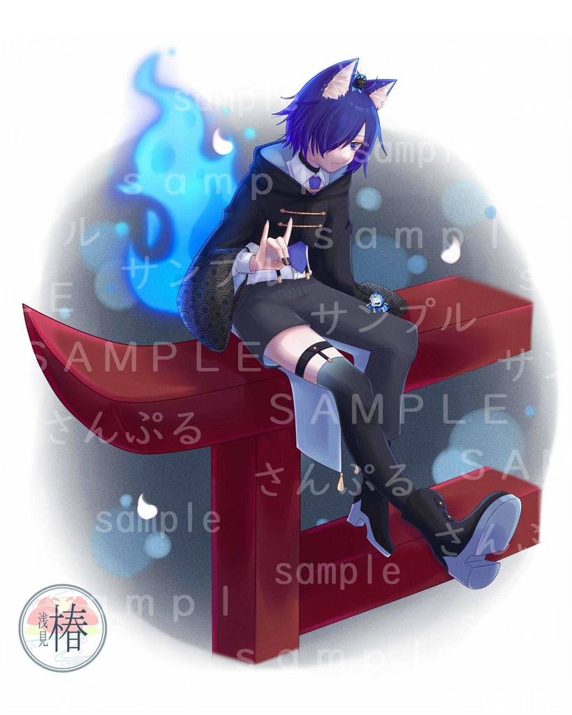 椿吉キービジュアル ミニタペストリー