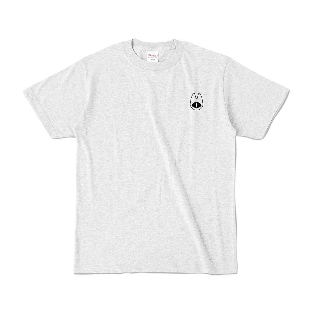 単眼吉ワンポイントTシャツ(白)