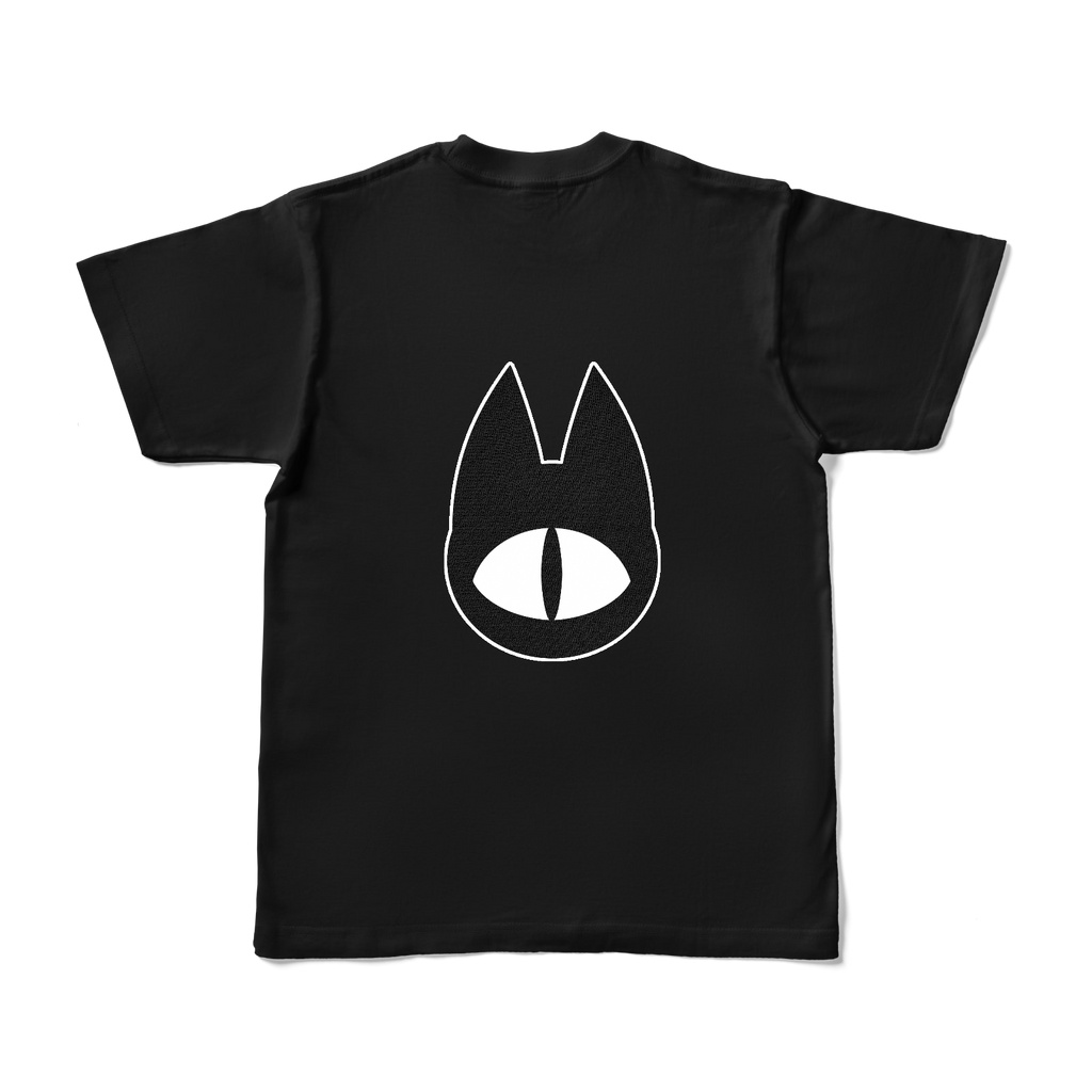 単眼吉バックプリントTシャツ(黒)