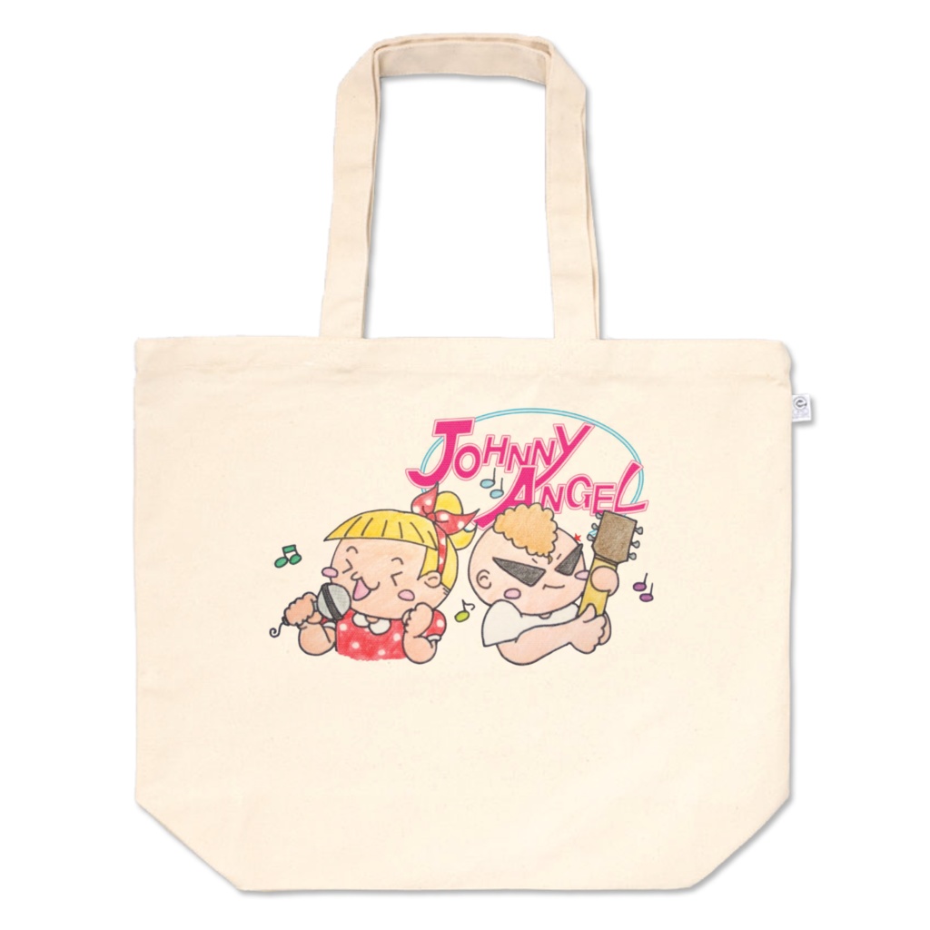 トートバッグ（JohnnyAngel公式オリジナルキャラクターJohnny＋Allieライブ編)レジ袋有料化に伴う新商品