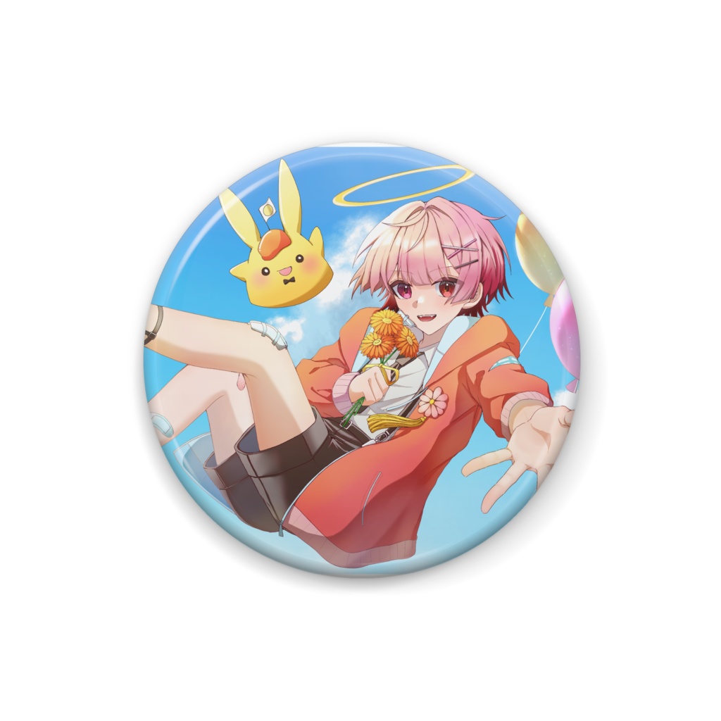 suzu。Birthday&1thAnniversary　グッズ　缶バッチ