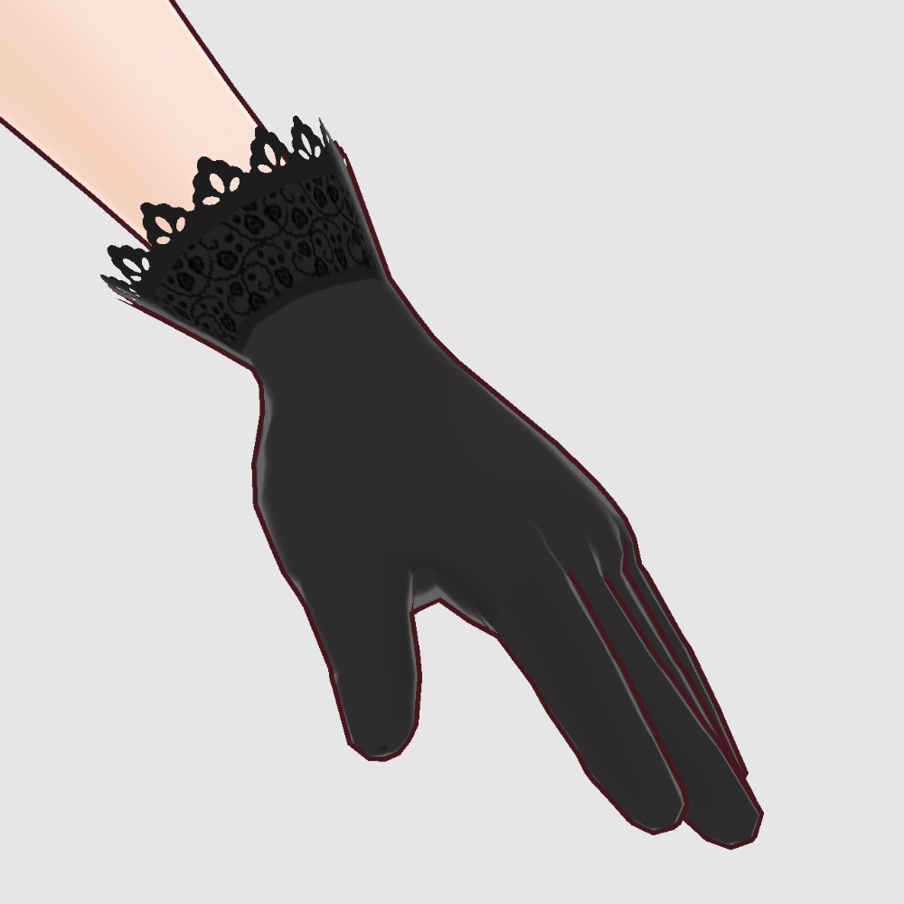 【Vroid用】ゴシックワンピ|Gothic One_Piece