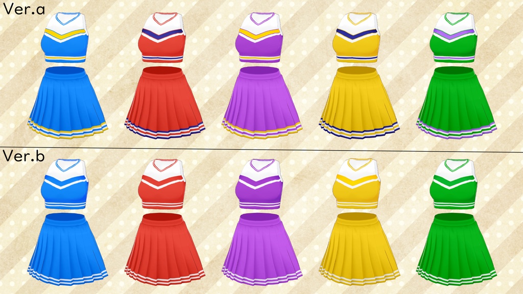 チアガールセット|Cheerleader uniforms set