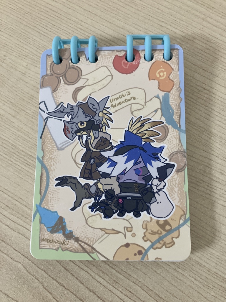 ウルチと仲間たちA7メモ帳