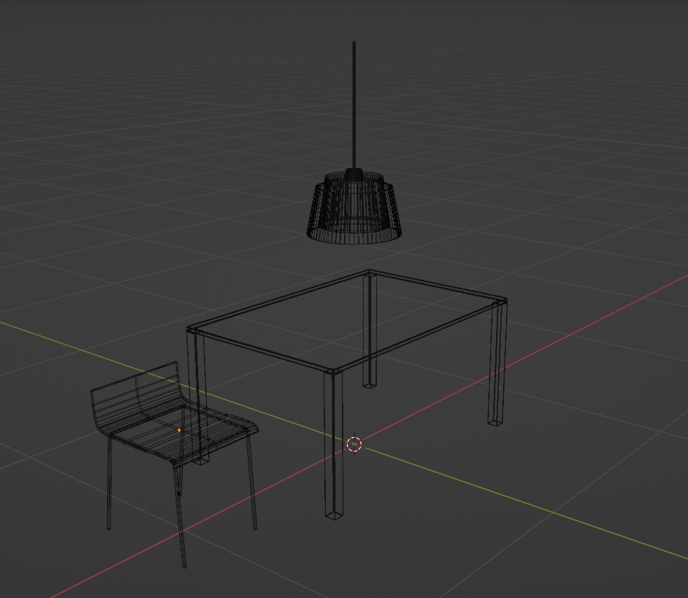 【無料】シンプル家具3点セット