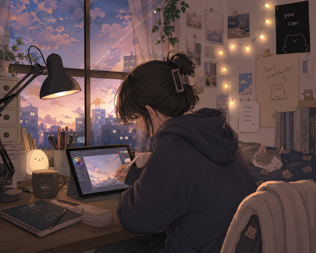何か絵かかない？