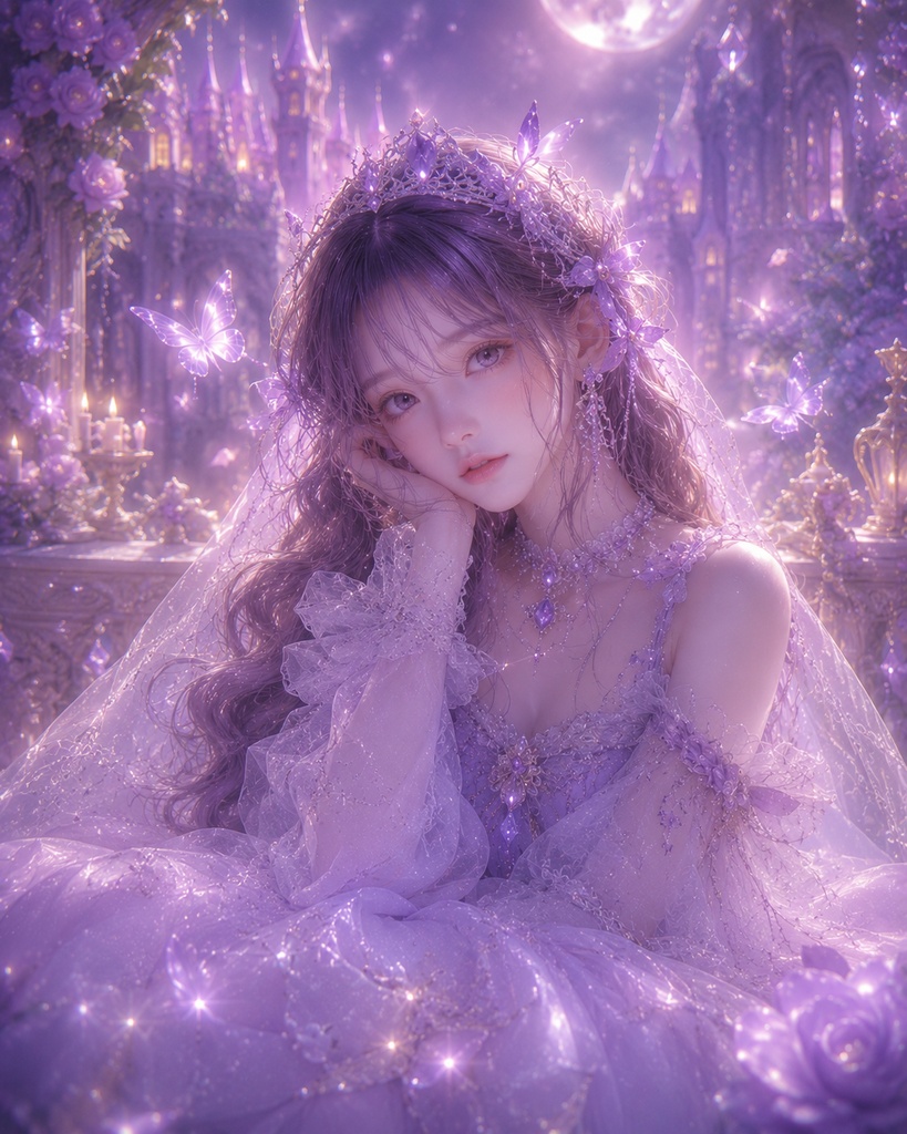 紫のお姫様