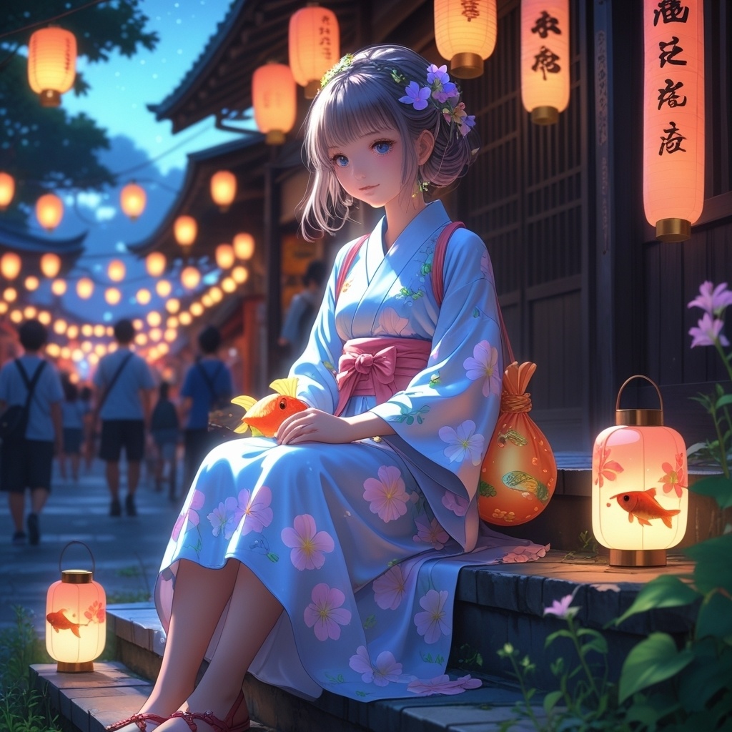 幻想和風・浴衣の美少女イラスト集