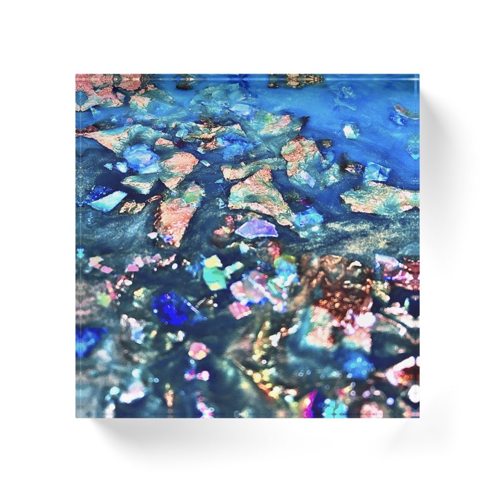 紺愛 アクリルブロック