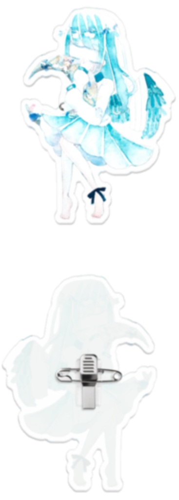 ぎゅっとして アクリルバッチ