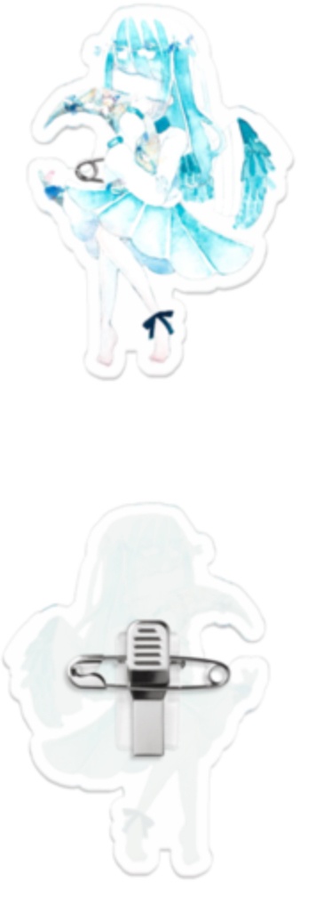 ぎゅっとして アクリルバッチ