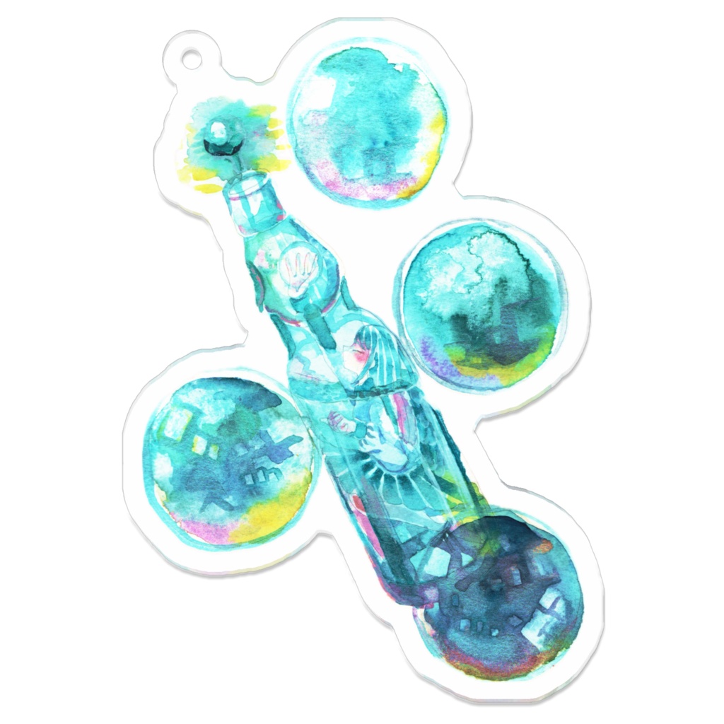 らむねびん アクリルキーホルダー