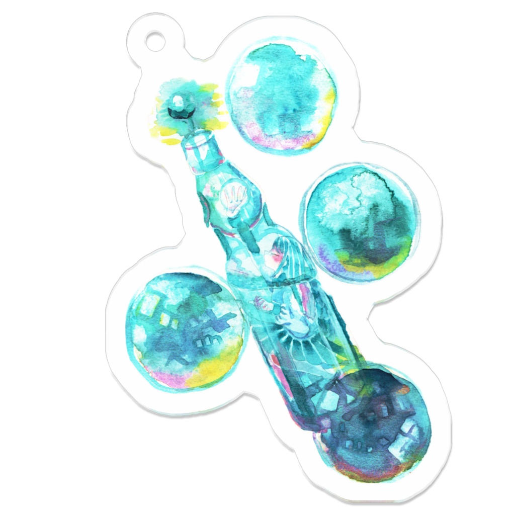 らむねびん アクリルキーホルダー