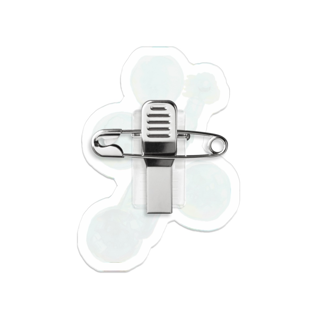 らむねびん アクリルバッチ