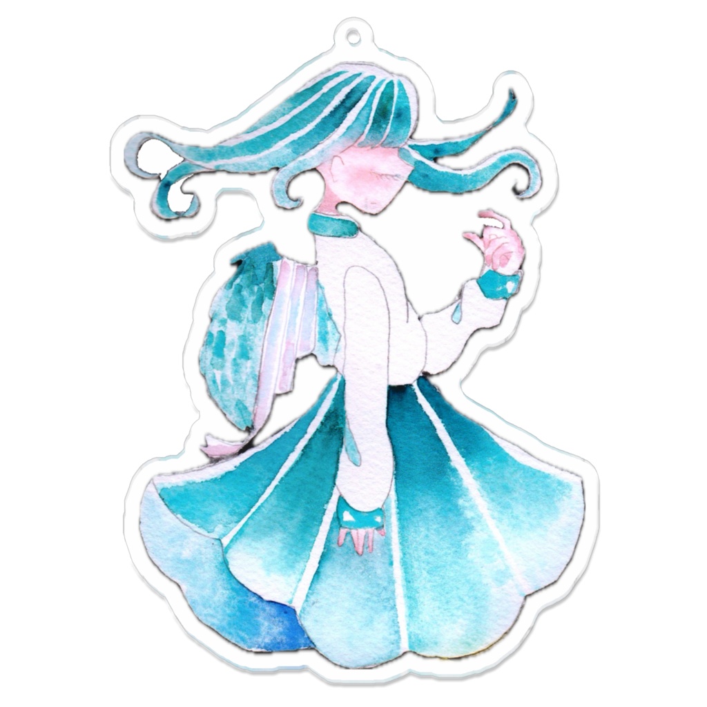 夜月「観」アクリルキーホルダー