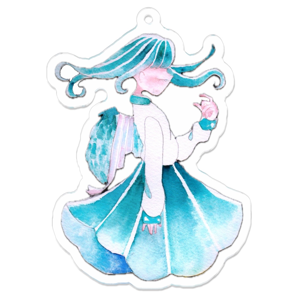 夜月「観」アクリルキーホルダー