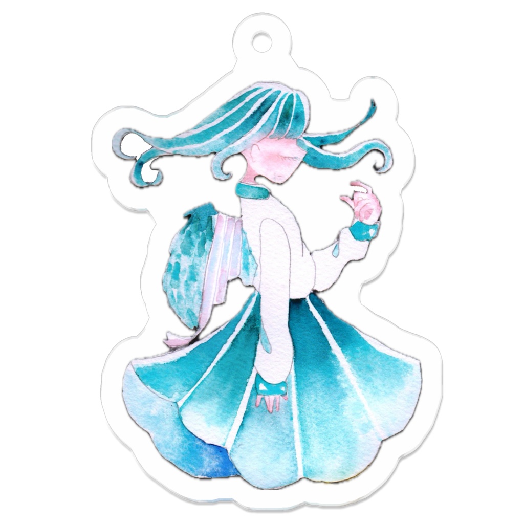 夜月「観」アクリルキーホルダー