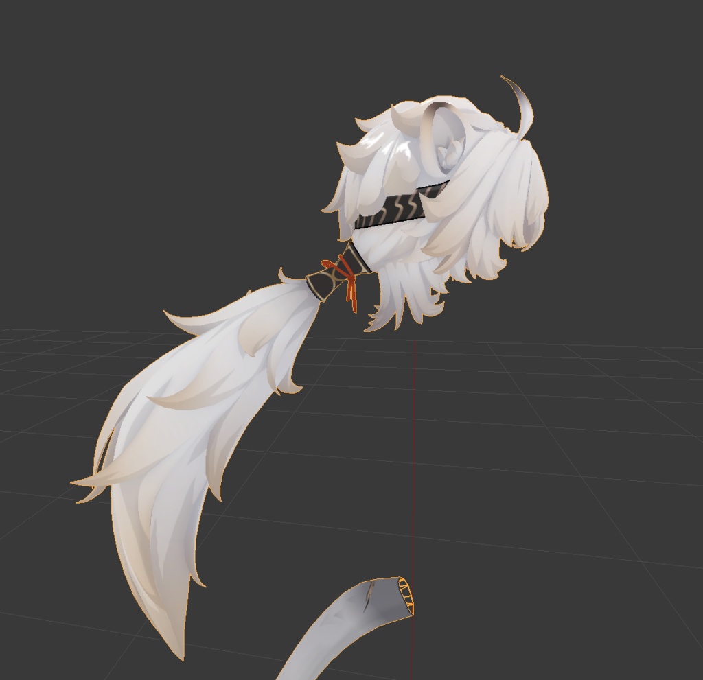 3D/MMD - Hair + Ears + Tail