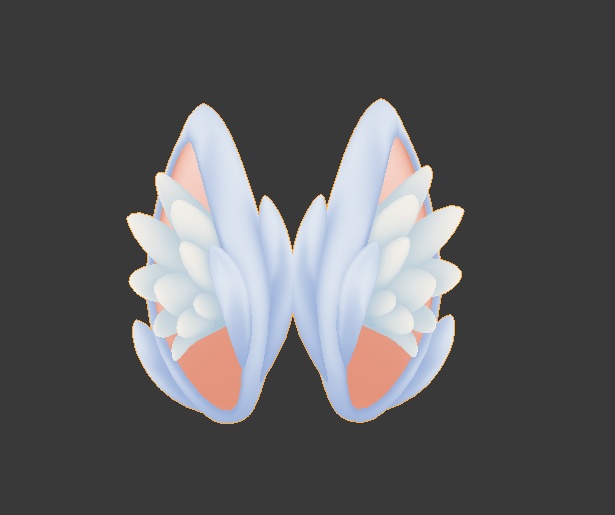 Fluffy Ears v2 (printable, Textures) Complete Eddition