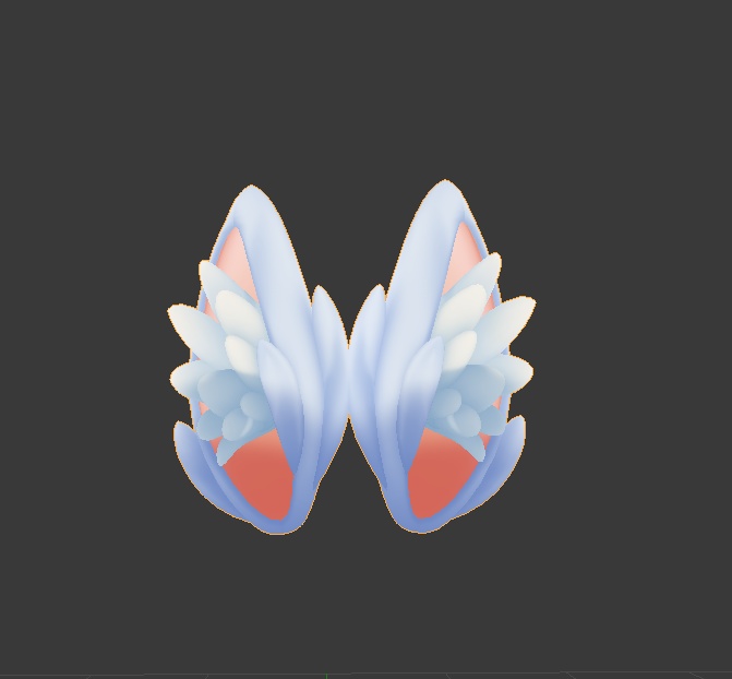 Fluffy Ears v2 (printable, Textures) Complete Eddition