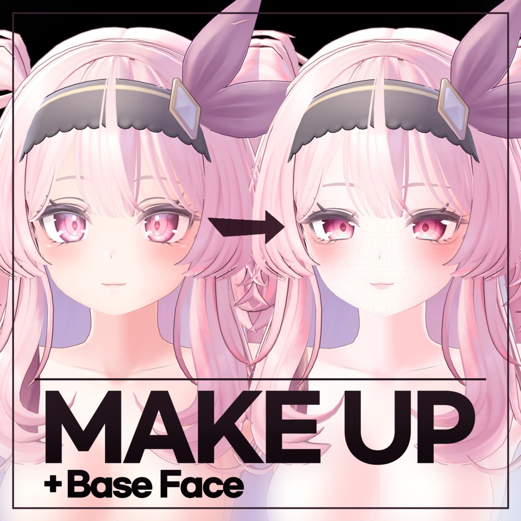 【セレスティア専用】 Selestia Makeup texture + Base Face
