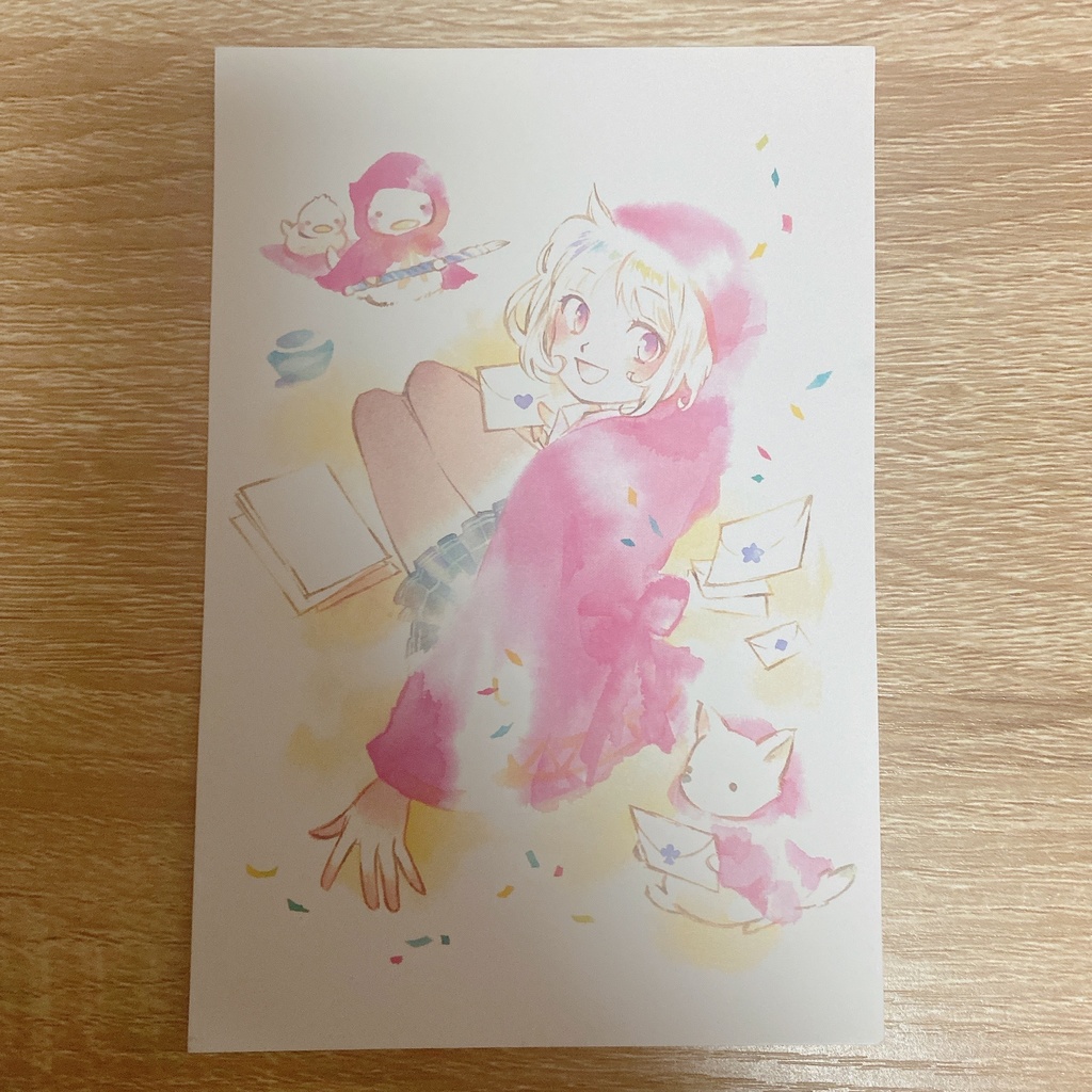 【再販】夏目めい2022年誕生日グッズ 直筆サイン入りポストカード