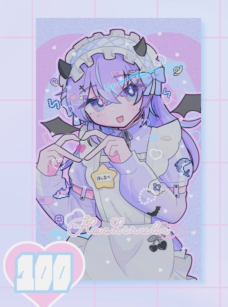 【非公式】捏造女体化/女装イラストカード