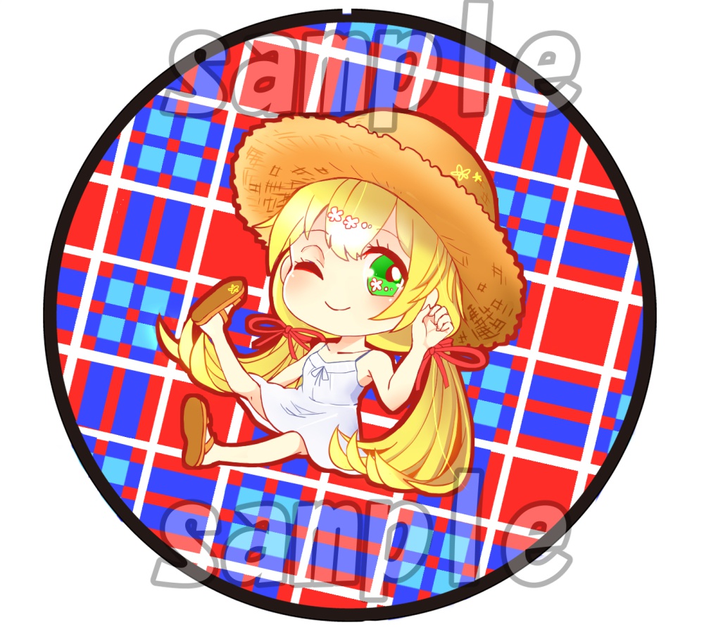 【wlw】缶バッジ　リン