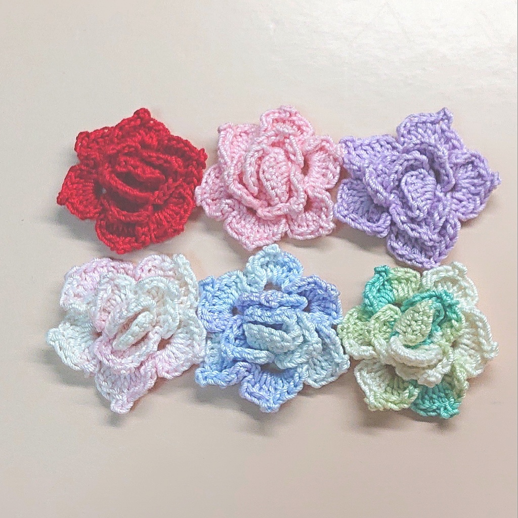 ミニ薔薇のコースター🥀 ̖́-