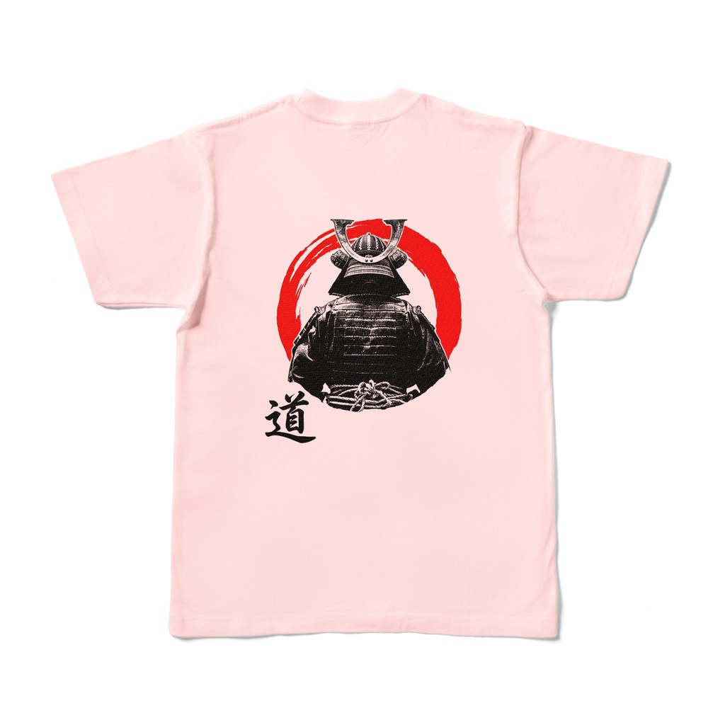 墨書× AIアート「道」 武士道 侍 Tシャツ（ 和モダン）