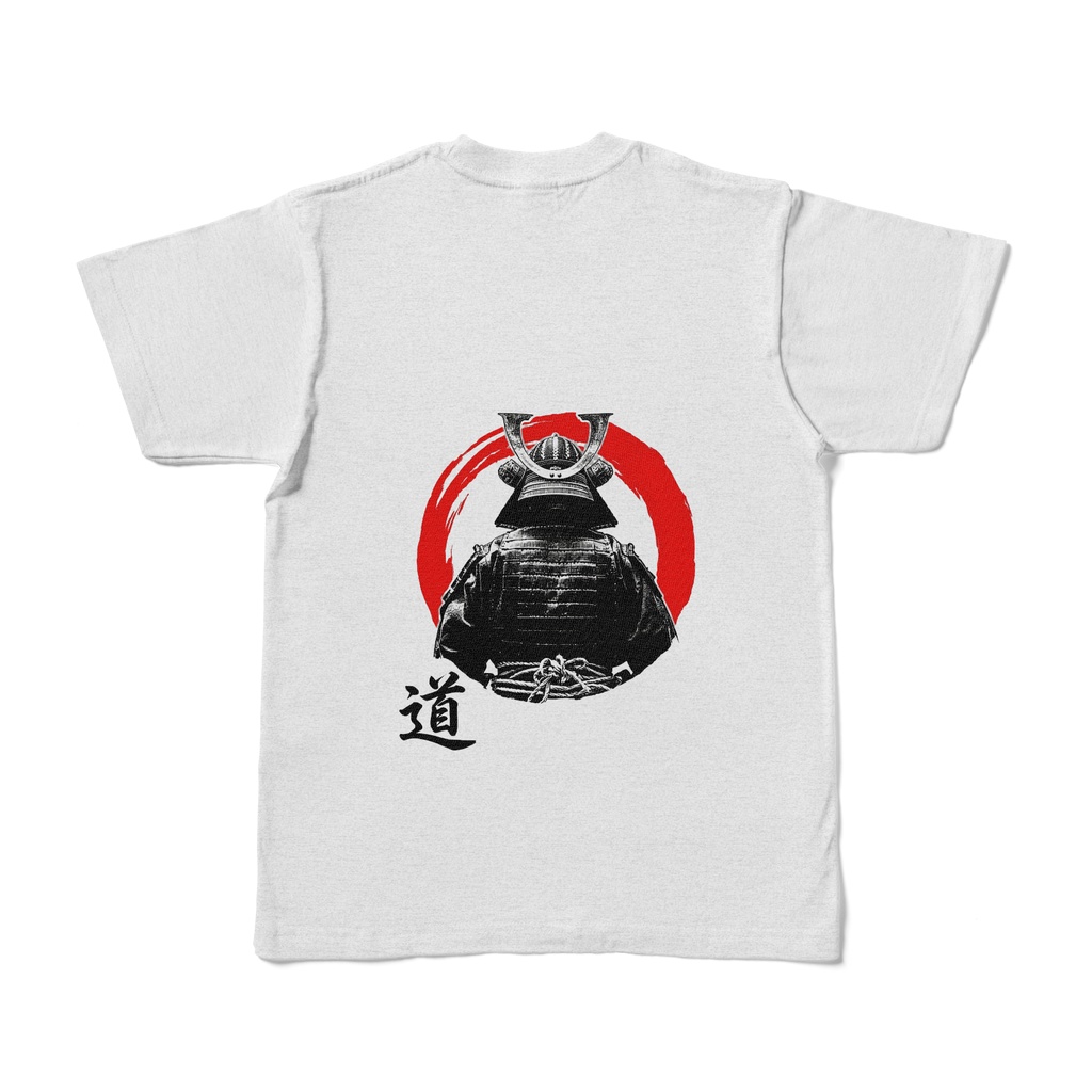 墨書✖️AIアート「道」武士道オリジナルTシャツ（和モダン
