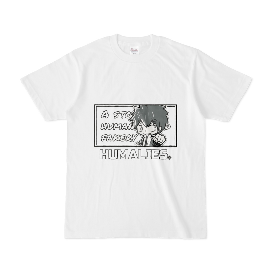 ヒューマライズ白Tシャツ_ver.01_ロキ
