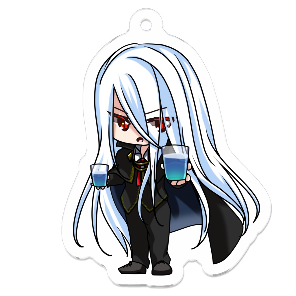 吸血鬼ゼルVer4グラス編「これでも飲んで休憩だ」