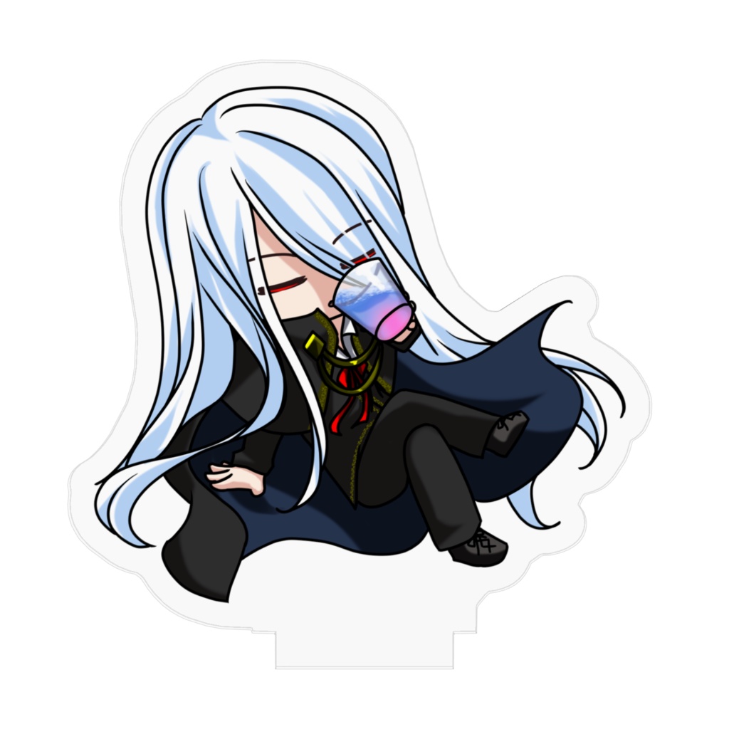 吸血鬼ゼルVer2グラス編「休む時は休め」アクリルフィギュア