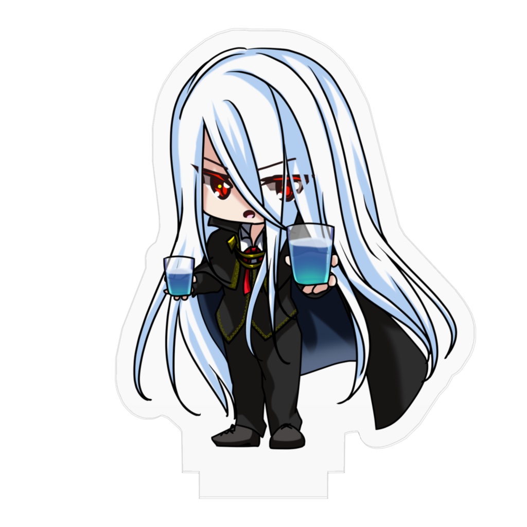 吸血鬼ゼルVer4グラス編「これでも飲んで休憩だ」アクリルフィギュア