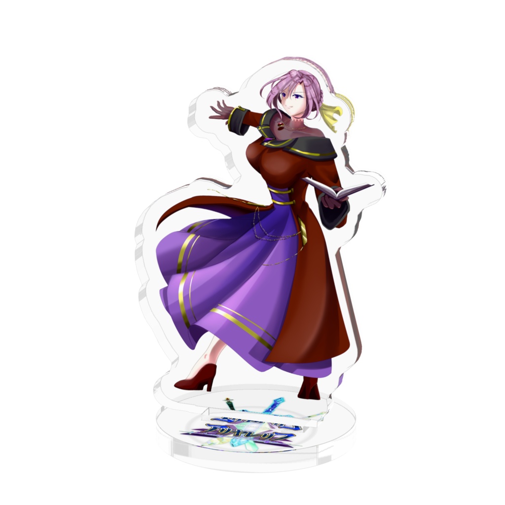 闇魔道士レトラナ・デジール　戦闘立ち絵/アクリルフィギュア