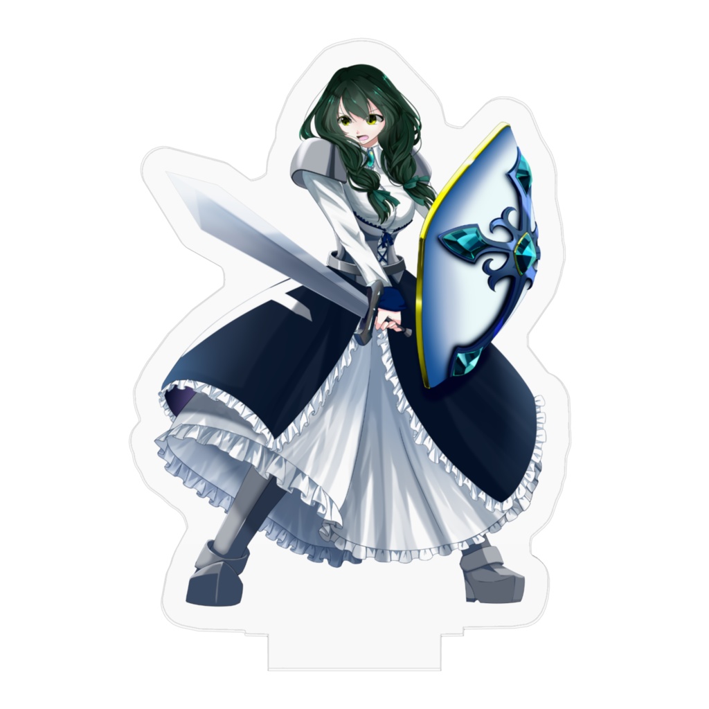 聖騎士イデア・エフティーア 戦闘立ち絵/アクリルフィギュア