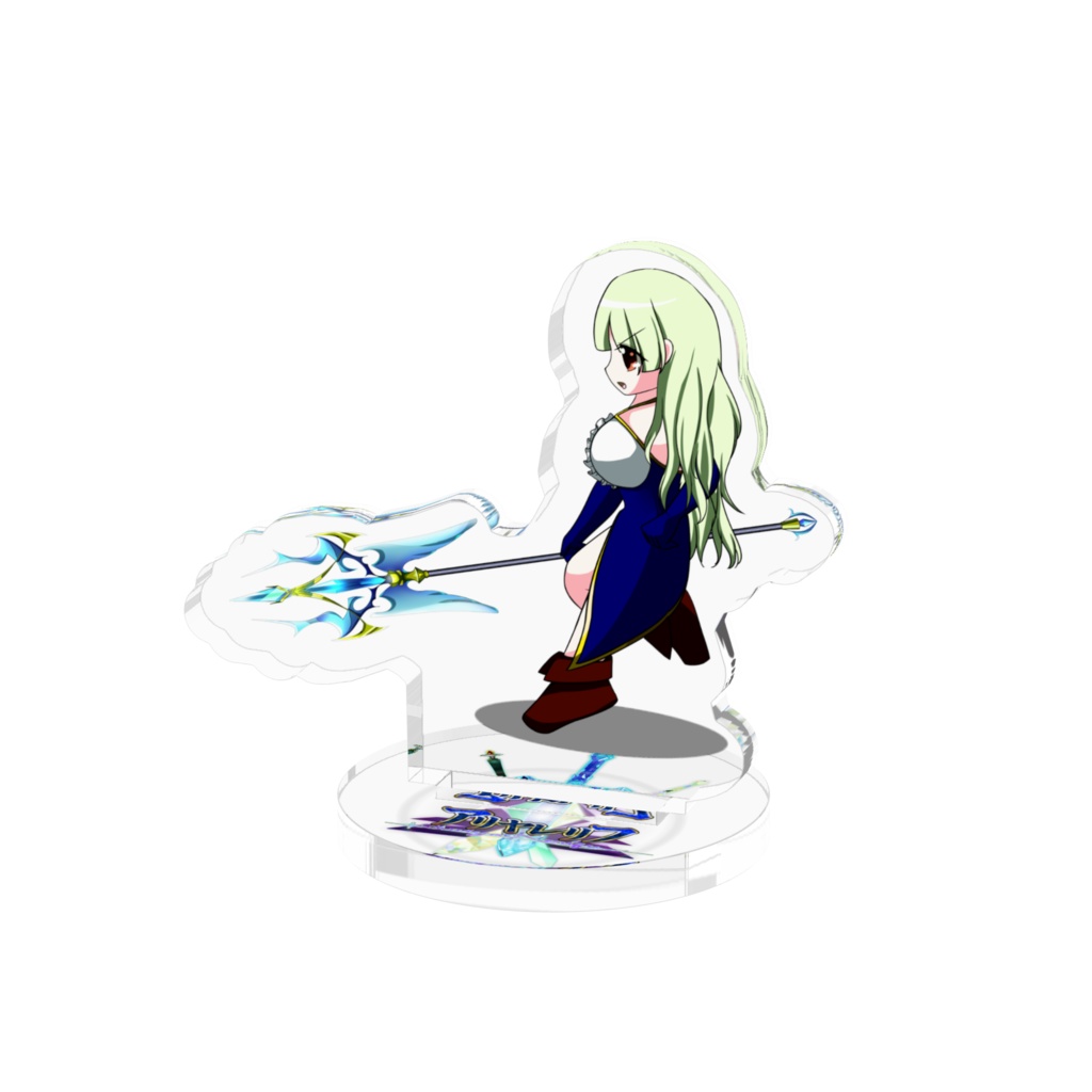 槍士セニア・ジェンティーレ 戦闘2/アクリルフィギュア