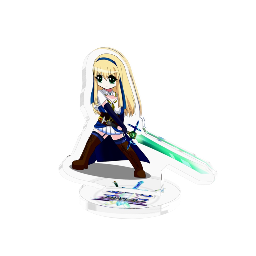 剣士リシア　戦闘１/アクリルフィギュア