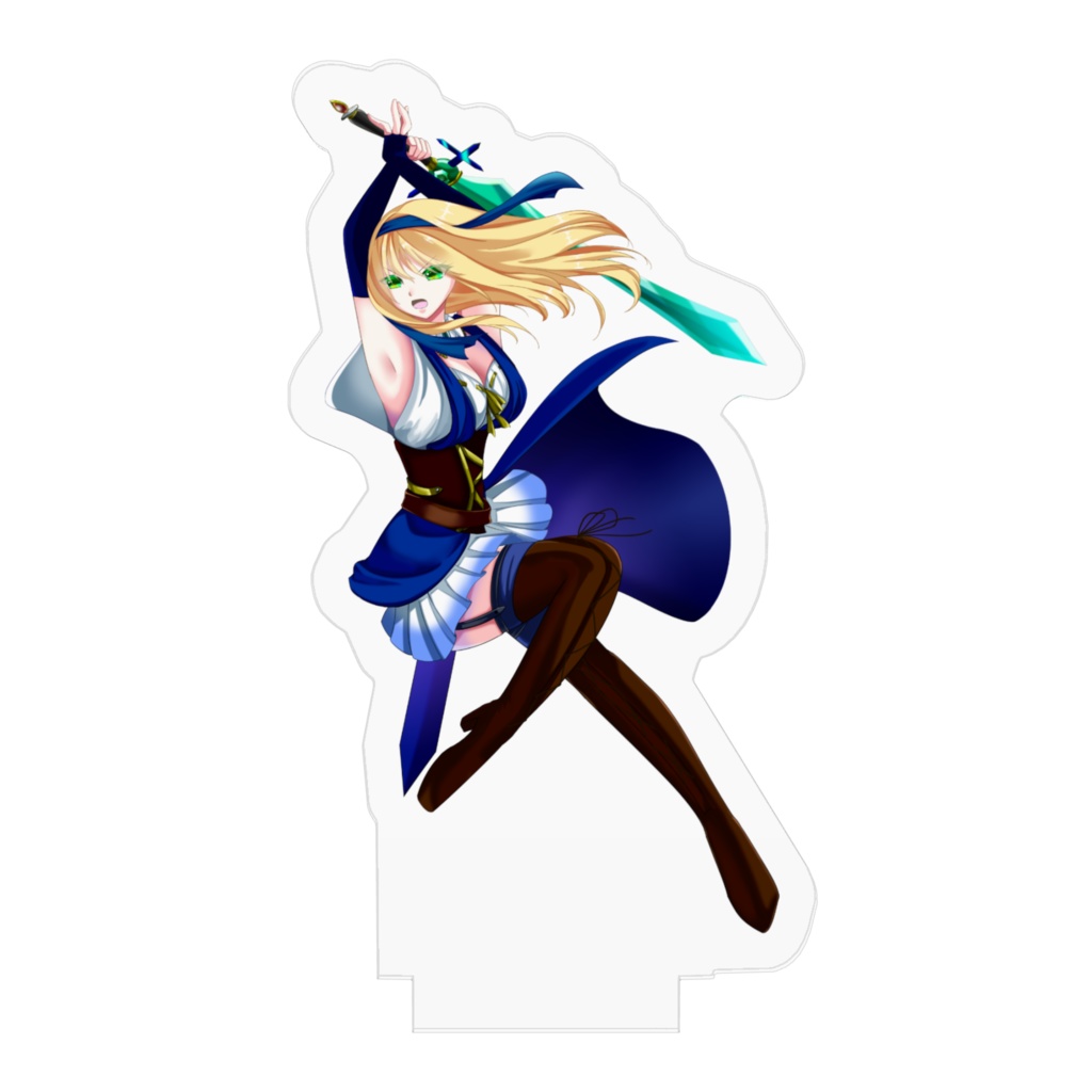 剣士リシア 戦闘立ち絵/アクリルフィギュア