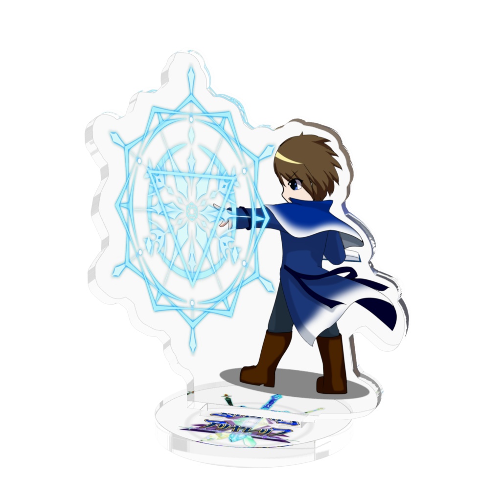 魔道士ユトア　戦闘/アクリルフィギュア