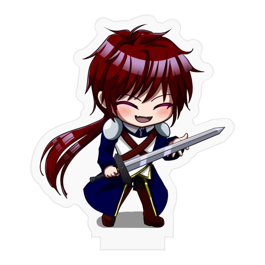 剣士ロア・ツァールト/カウントダウンイラスト/アクリルフィギュア