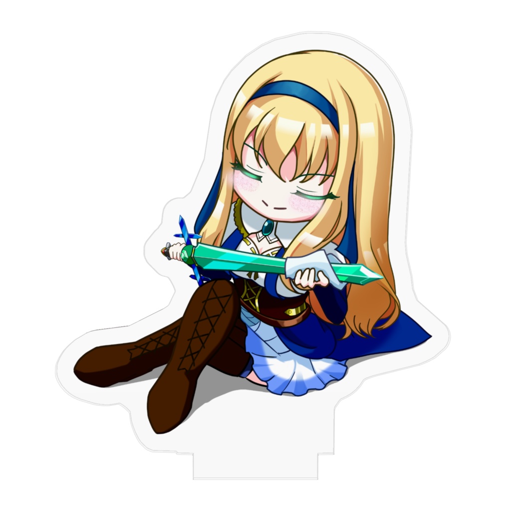 剣士リシア/カウントダウンイラスト/アクリルフィギュア