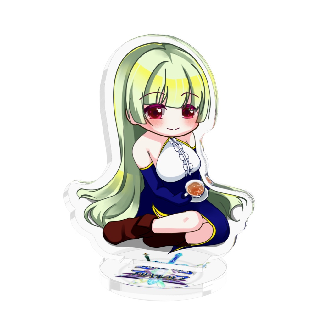 槍士セニア・ジェンティーレ/カウントダウンイラスト/アクリルフィギュア