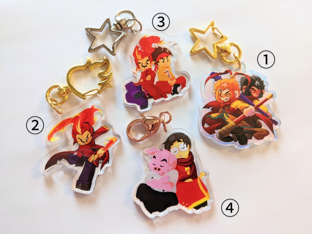 MonkieKid Acrylic keychain　モンキーキッド　アクリルキーホルダー