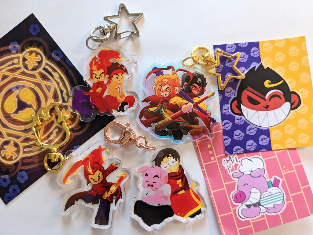 MonkieKid Acrylic keychain モンキーキッド アクリルキーホルダー