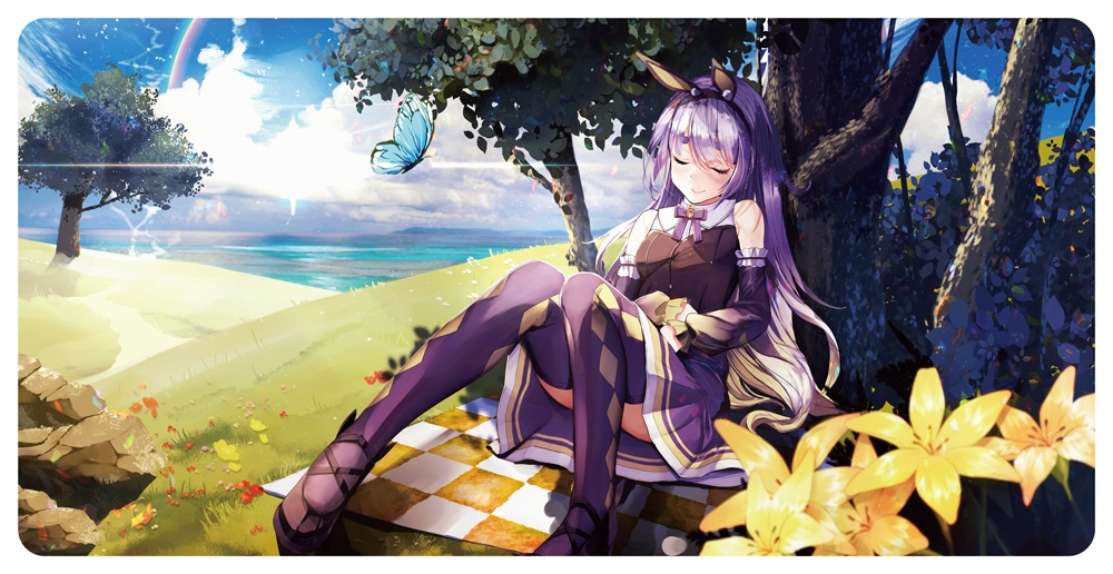 【兎雨とりん】ラバーマット
