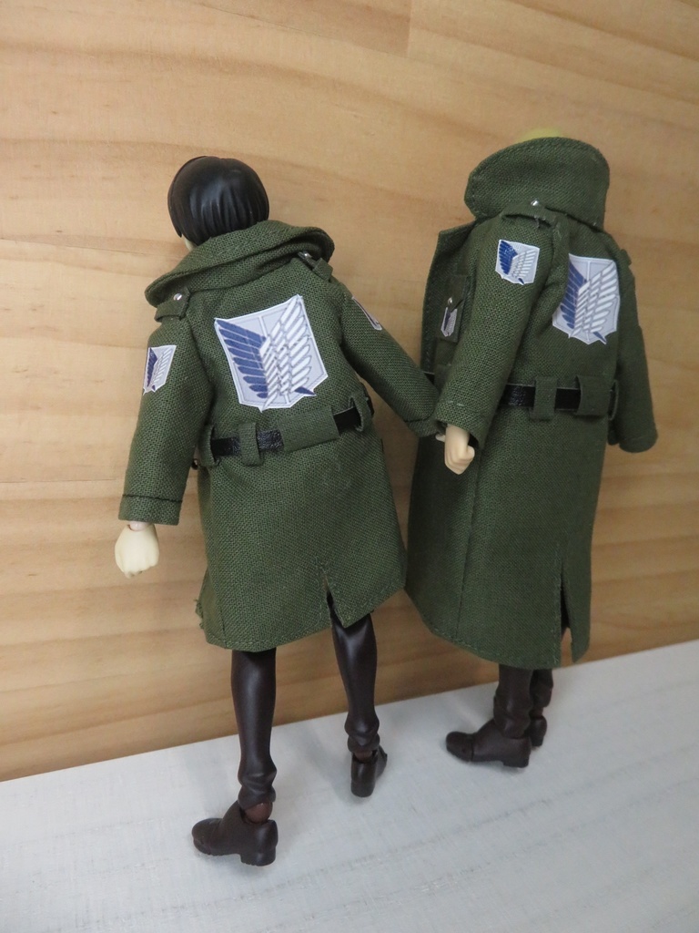 【Boo-21】Figma用兵団コート(小さいサイズ▶オビツ11兼用可能)