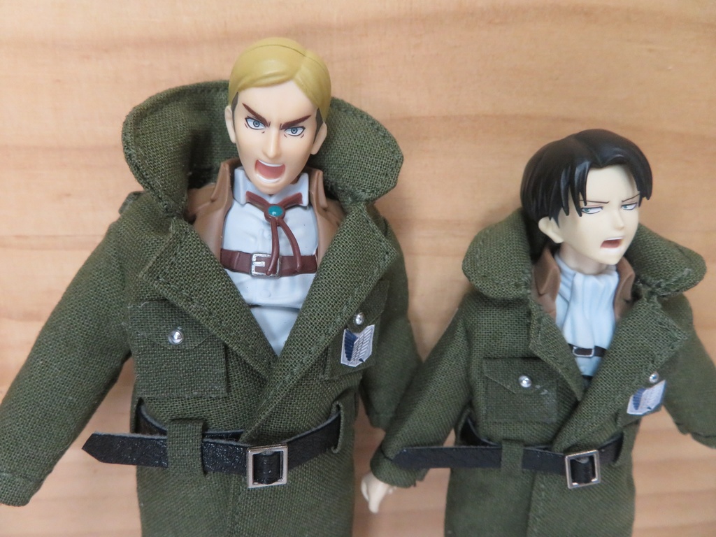 【Boo-21】Figma用兵団コート(小さいサイズ▶オビツ11兼用可能)